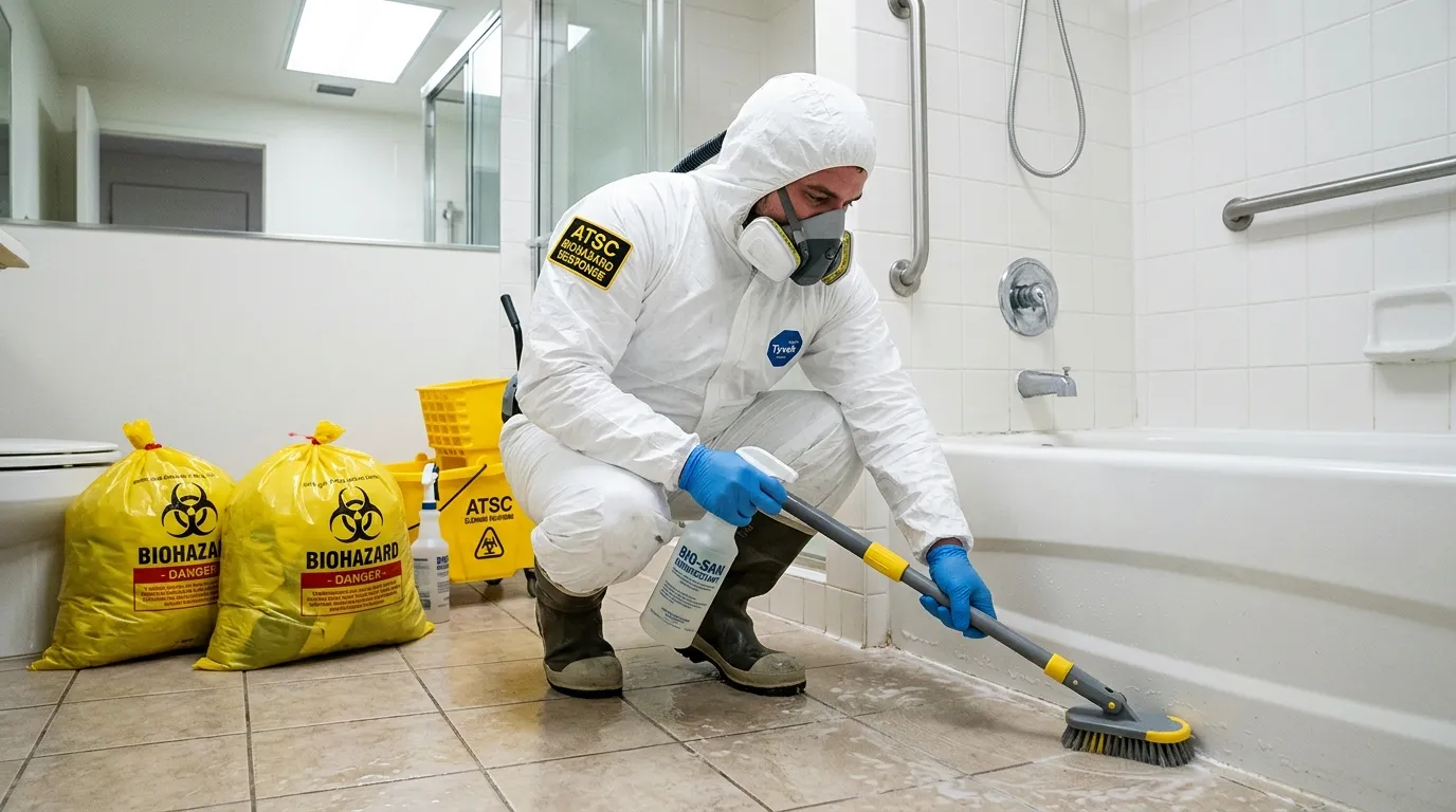 Decontamination equipment deployed for Blood Cleanup in Surfside